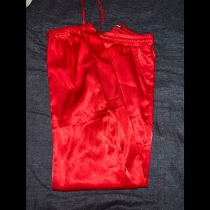 Satin Drawstring Pants